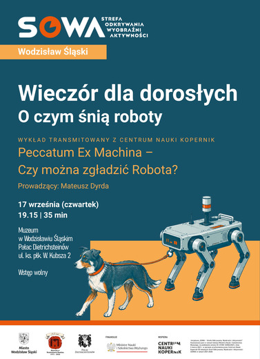 plakat informujący o wieczorze dla dorosłych