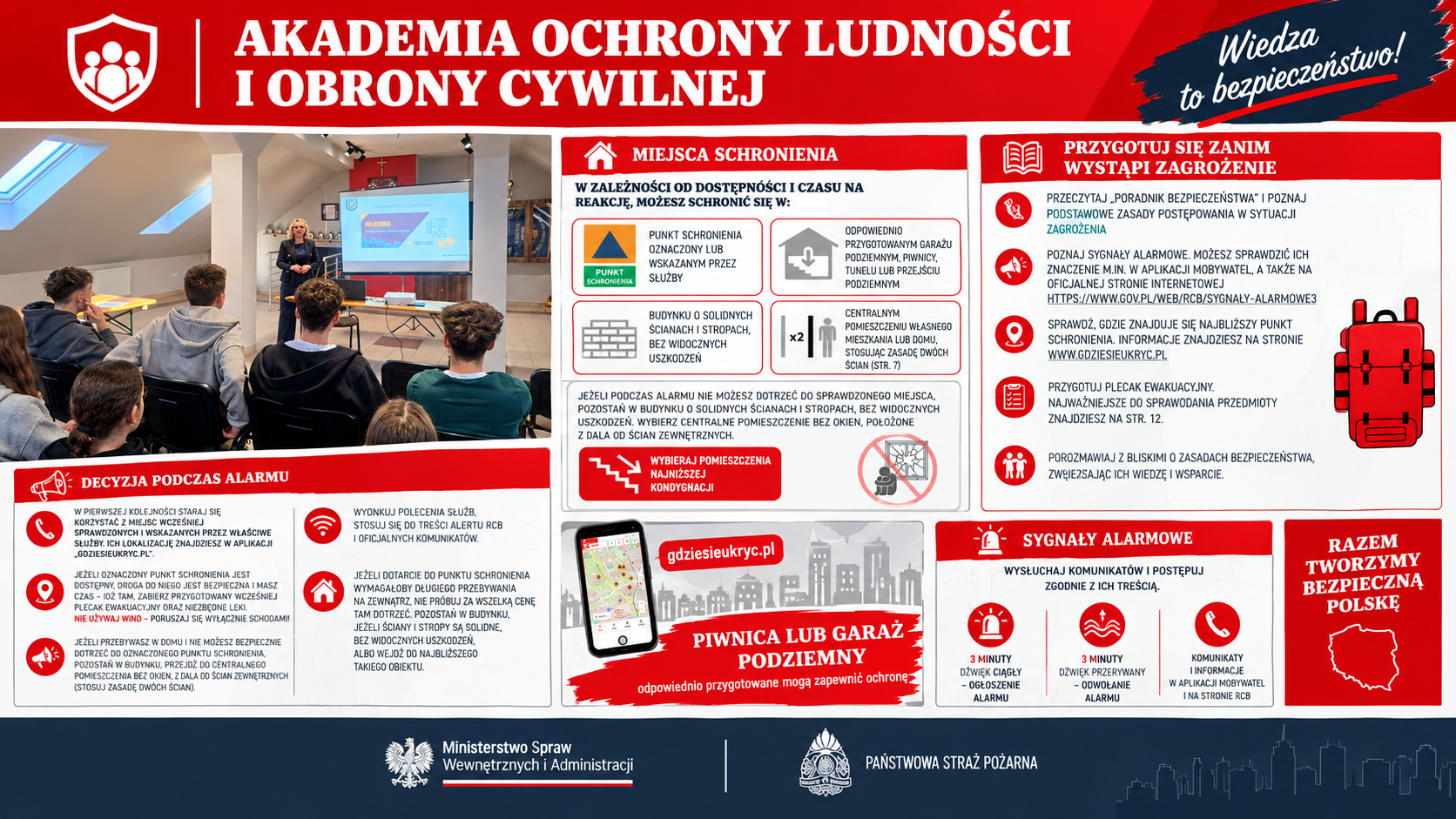 plakat Akademii OLiOC