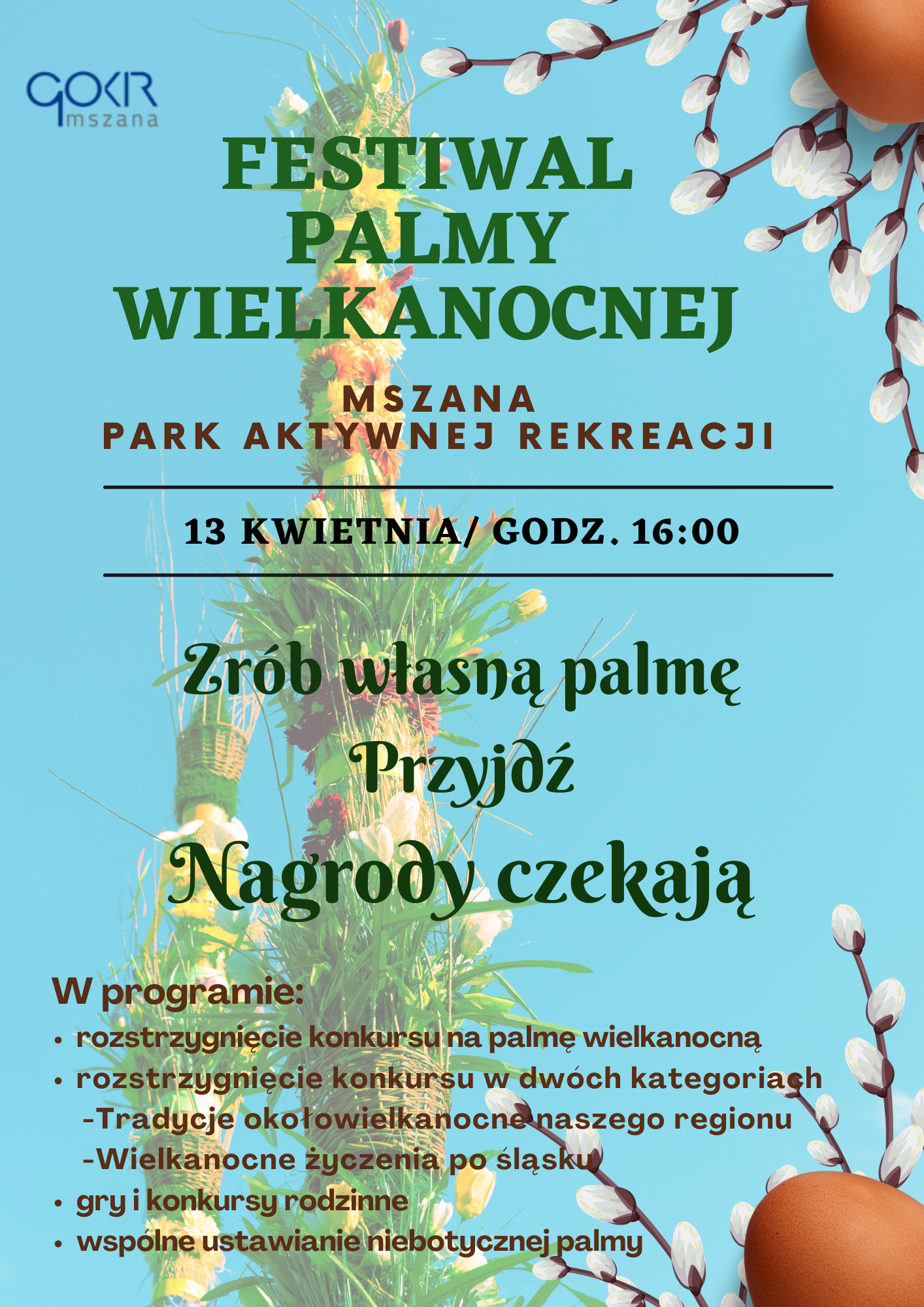 VII festiwal palmy wielkanocnej w&nbsp;Mszanie