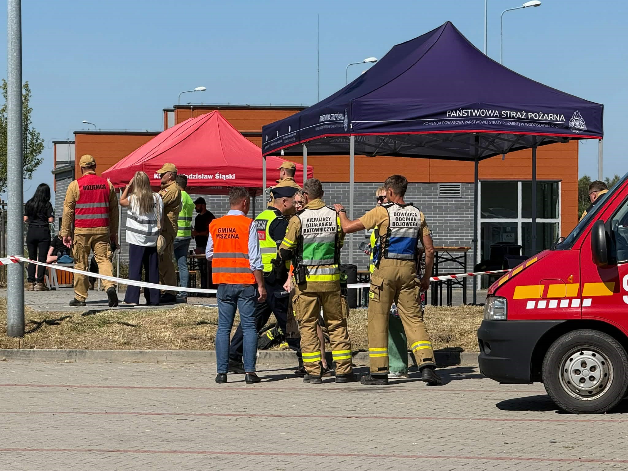uczestnicy ćwiczenia - pion zarządzania kryzysowego