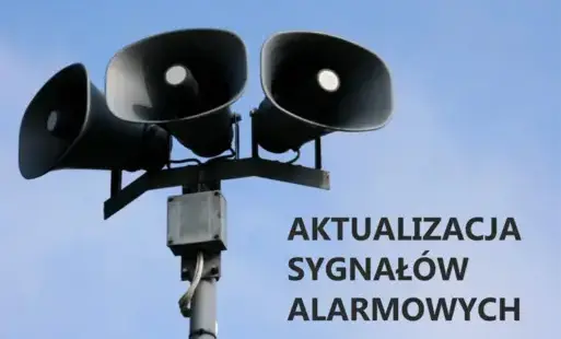 głośniki dające sygnał alarmowy