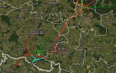 Zdjęcie do Interaktywna mapa dla LK nr 170 Katowice - Granica Państwa - Ostrawa