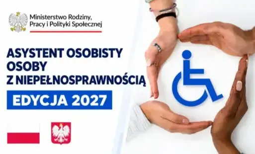 napis asystent osobisty osoby z niepełnosprawnością
