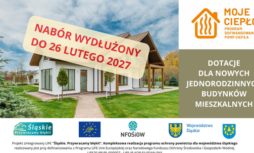 informacja na temat wydłużonego terminu naboru MOJE CIEPŁO