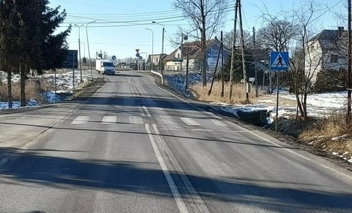 Widok na odcinek ulicy Wolności do ronda w Mszanie