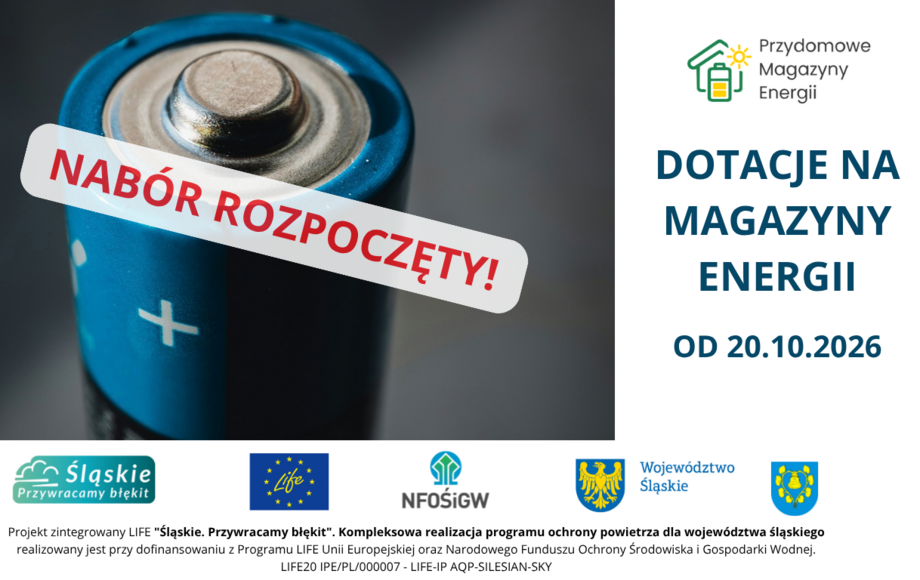Nabór wniosków do Programu Przydomowe Magazyny Energii